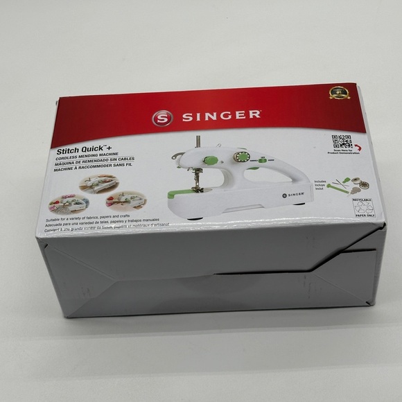 NEW Singer Stitch Quick Plus + Cordless Mending Machine Sewing Repairs BNIB - Picture 1 of 4